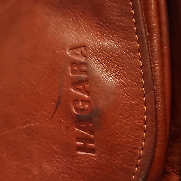 Asymmetrical Leather Hobo Crossbody by Hagara - Picture 5 of 12